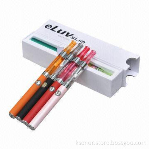E-luv e-cigarette, 310mAh battery and mini ce4